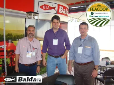 Srs. Raul Capparelli, Alexandre Tessi e Walter Baldan Filho.