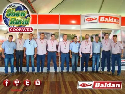 Equipe Baldan c/ o pessoal da Cocamar.