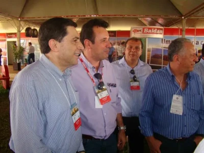 Sr. Celso Ruiz ao lado do Sr. Luiz Carlos Trabuco Cappi - Presidente do Bradesco